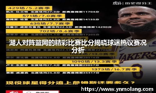 湖人对阵篮网的精彩比赛比分揭晓球迷热议赛况分析